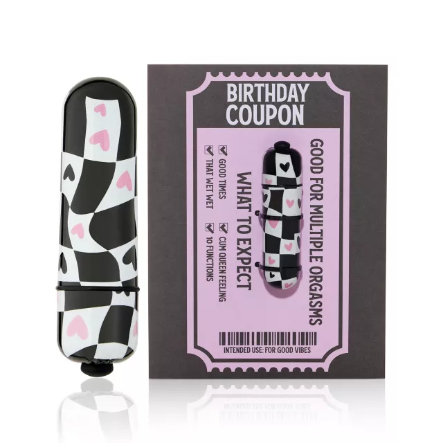 Birthday Coupon Greeting Card with Bullet Vibrator at Spencer's