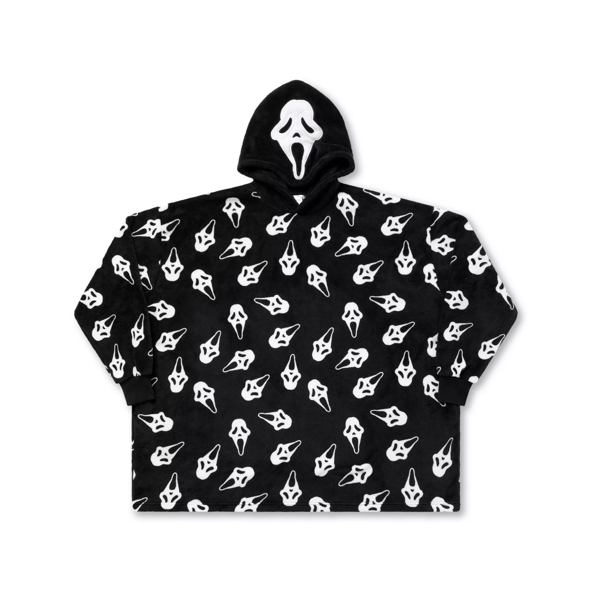 Ghost Face Mask Hooded Blanket at Spencer's