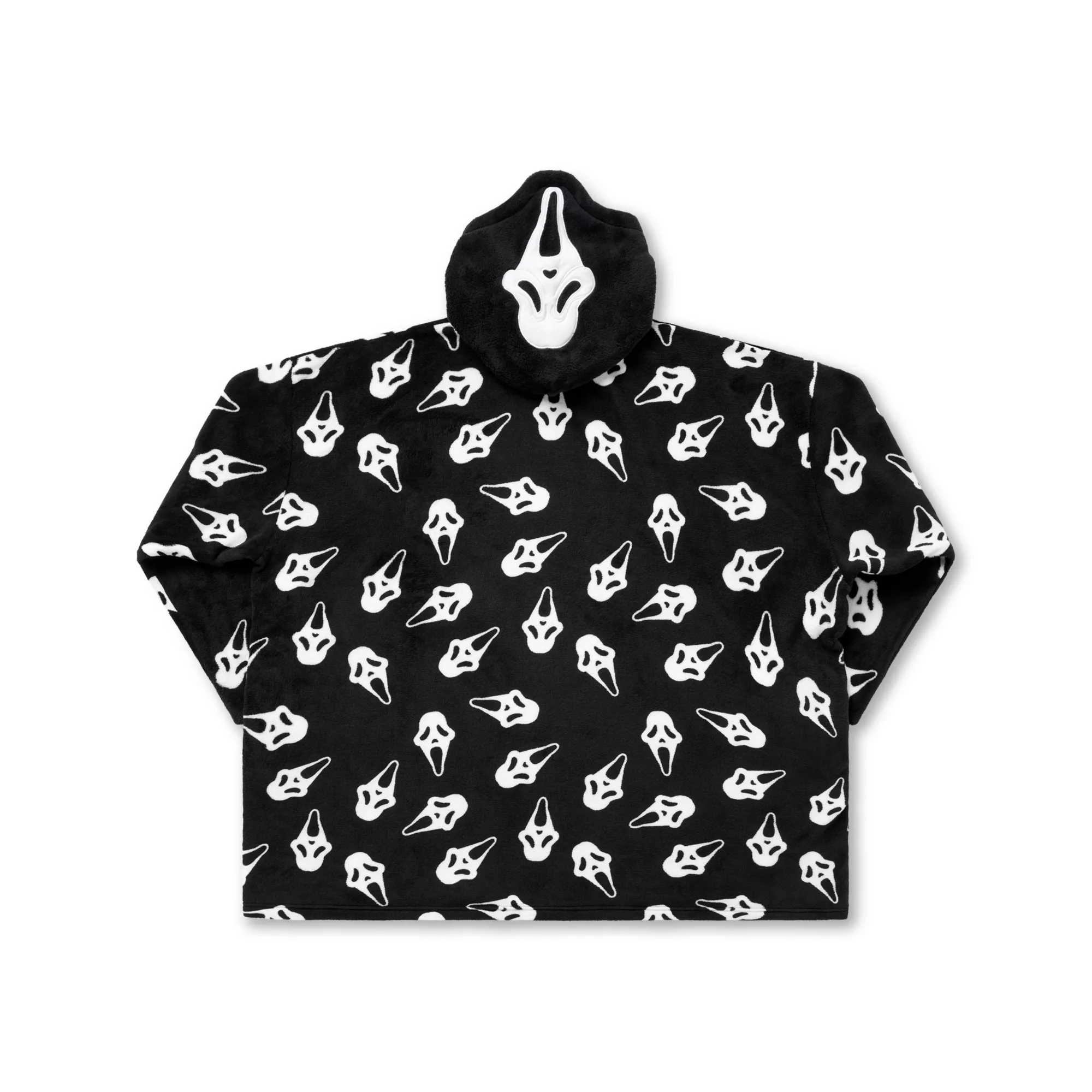Ghost Face Mask Hooded Blanket at Spencer's
