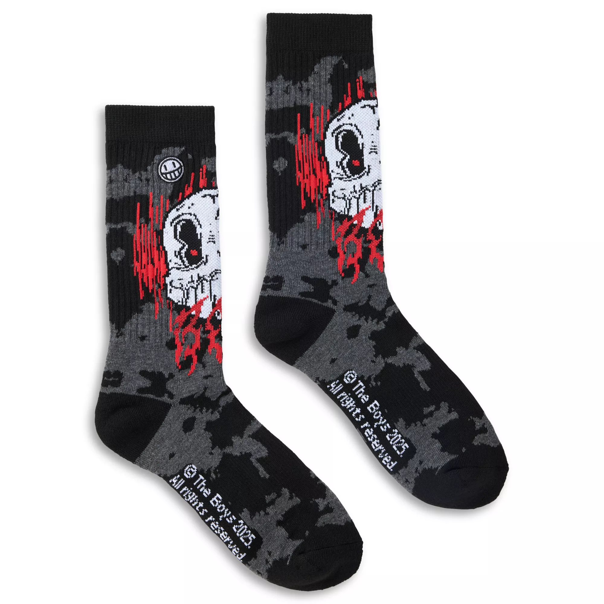 The Boys Skull Crew Socks at Spencer's