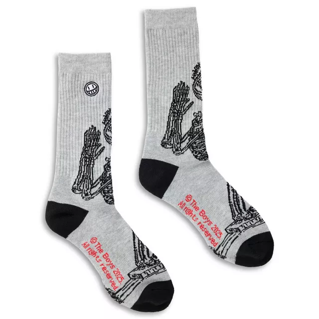 The Boys Praying Skeleton Crew Socks at Spencer's
