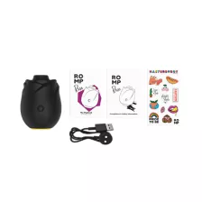 ROMP Rose Clitoral Stimulator Black at Spencer's