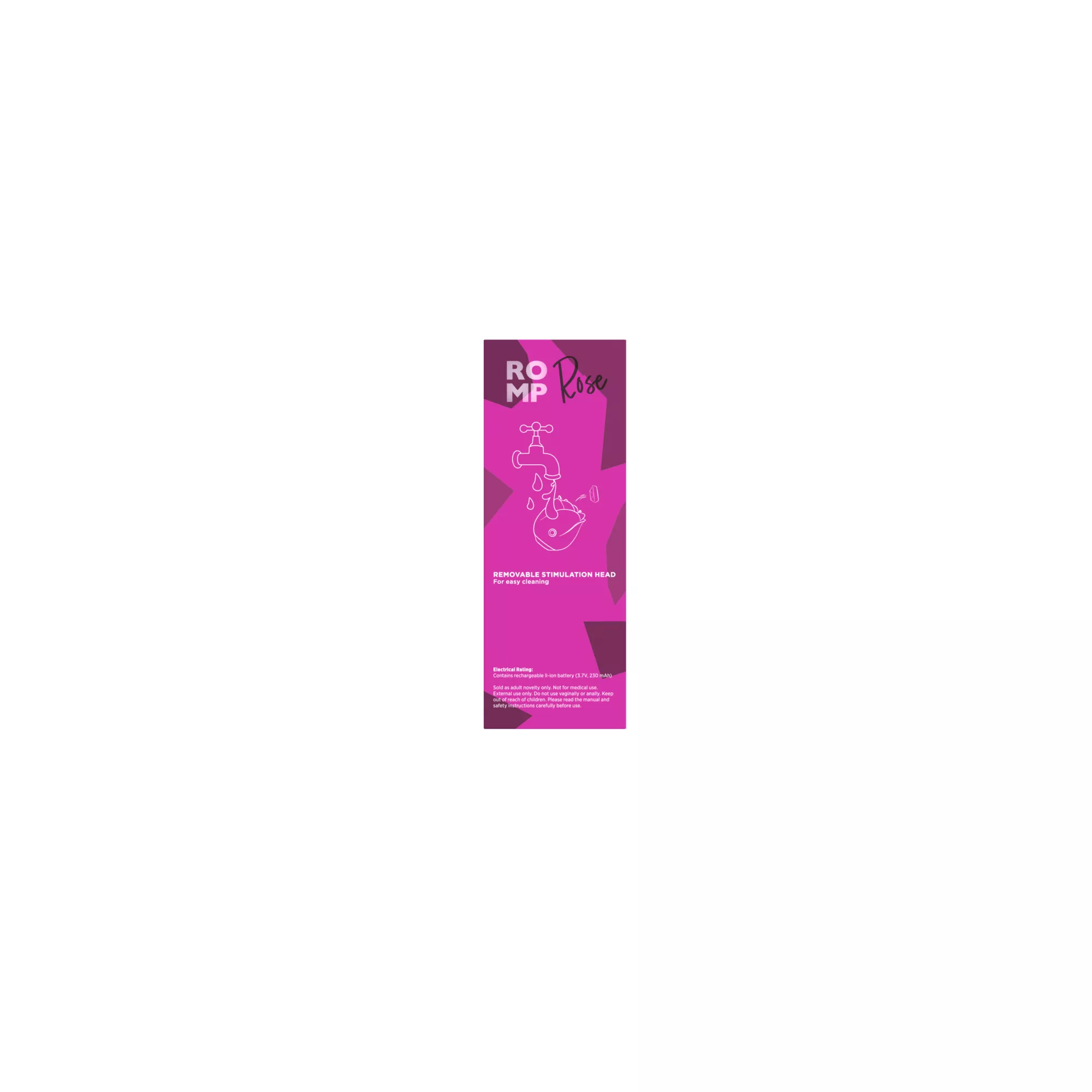 ROMP Rose Clitoral Stimulator Black at Spencer's