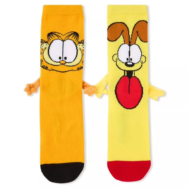 Garfield and Odie 3D Arm Crew Socks at Spencer's