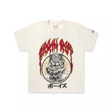 The Boys Middle Finger and Skull T Shirt at Spencer's