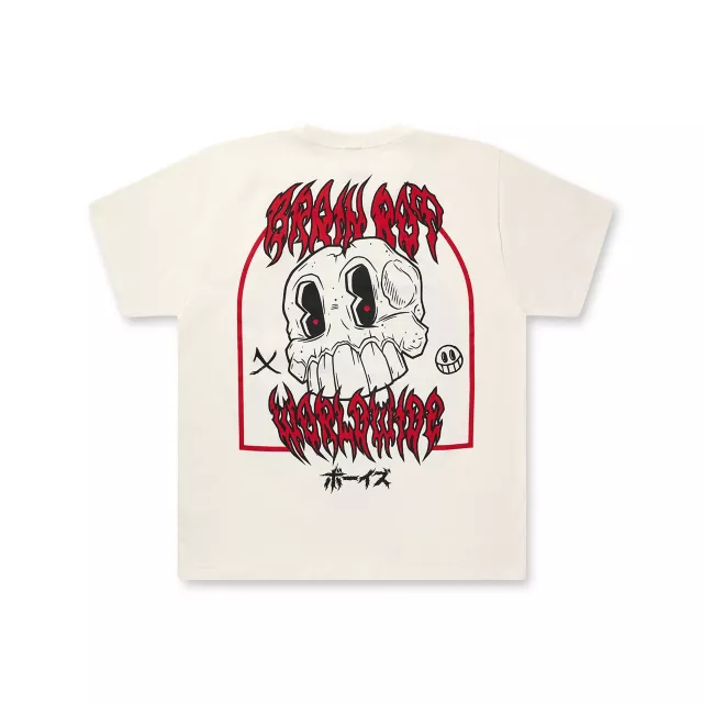 The Boys Middle Finger and Skull T Shirt at Spencer's