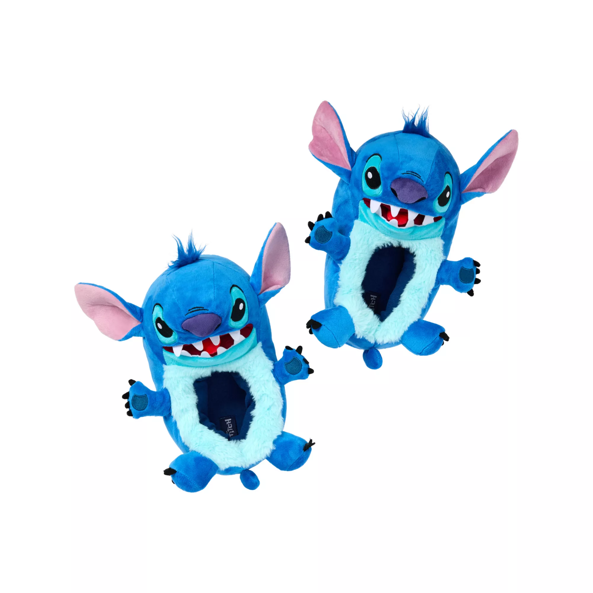 Stitch 3D Tongue Plush Slippers - Lilo & Stitch at Spencer's