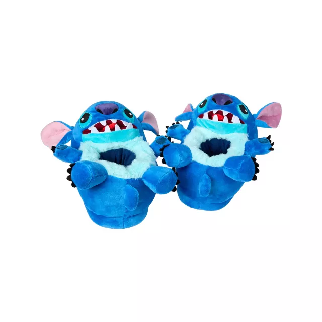 Stitch 3D Tongue Plush Slippers - Lilo & Stitch at Spencer's