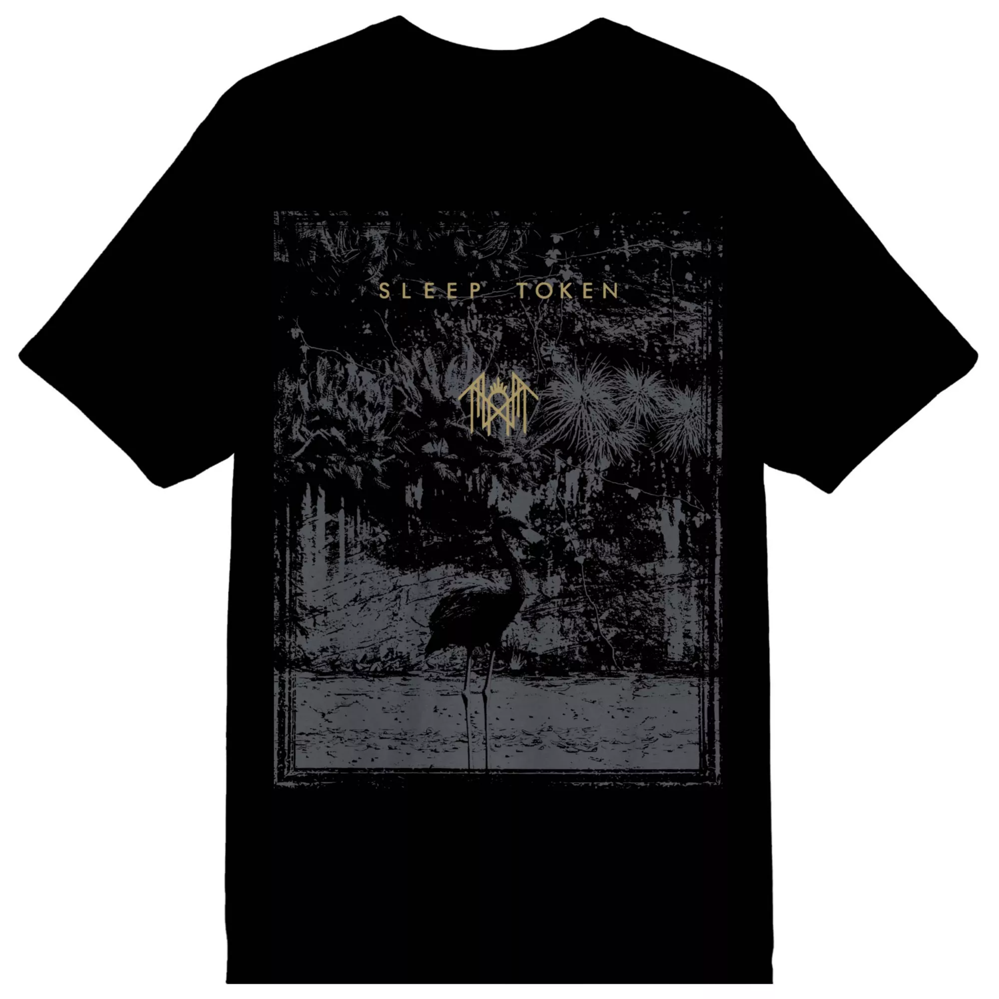 Sleep Token Flamingo Emblem T Shirt at Spencer's