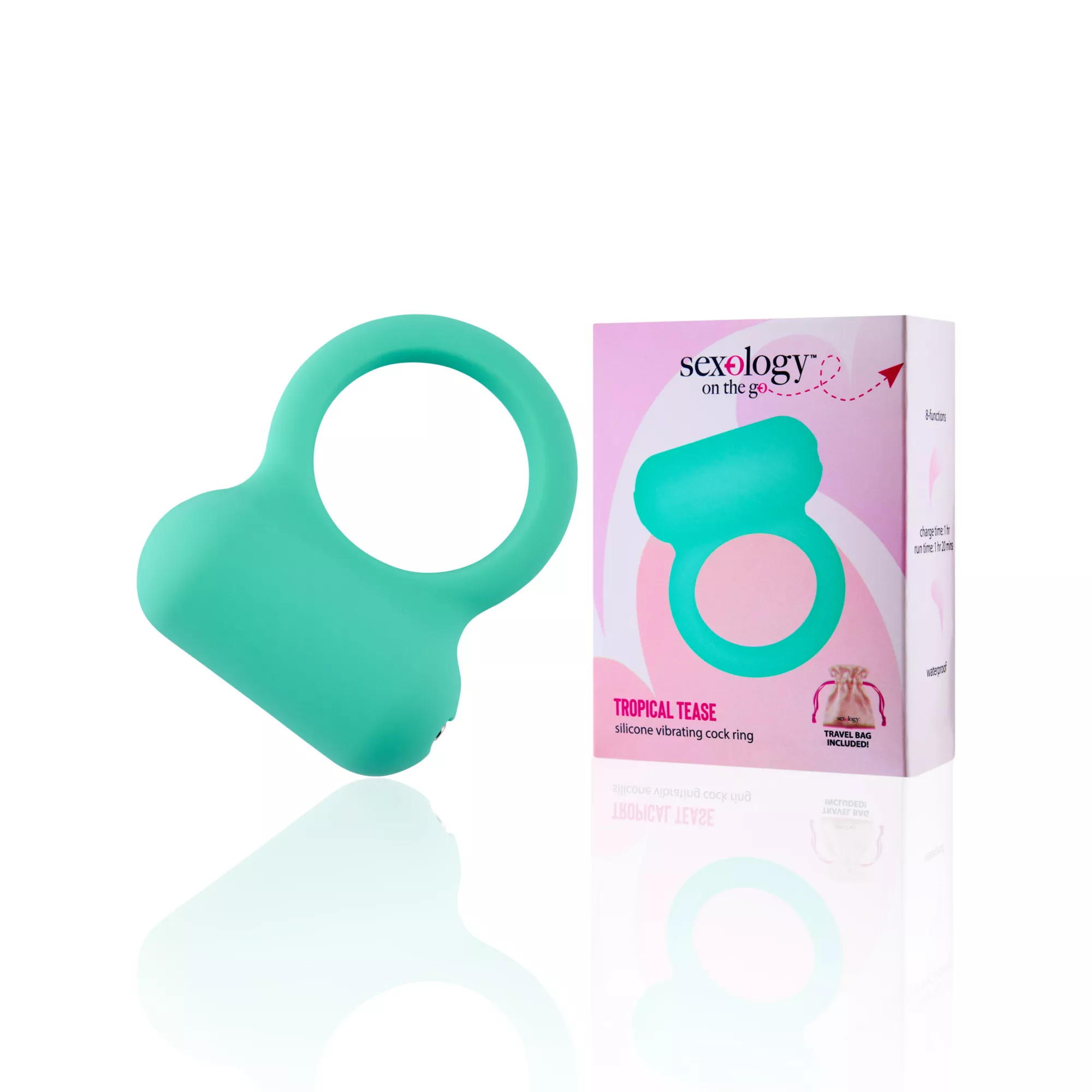 Tropical Tease Vibrating Cock Ring - Sexology on the go at Spencer's