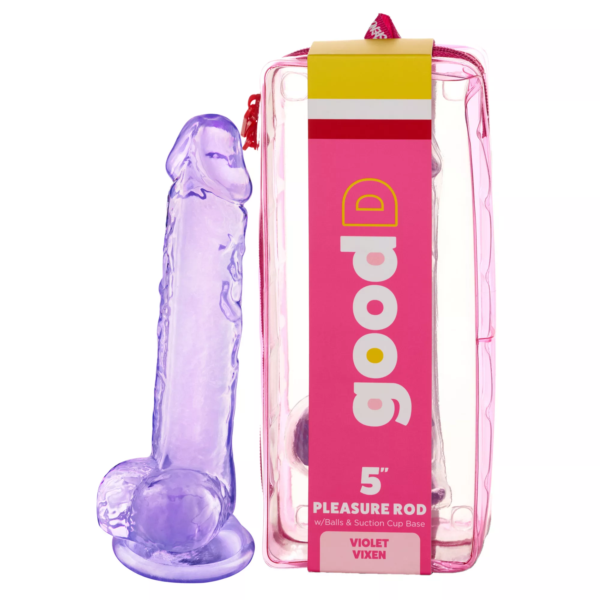 Violet Vixen Suction Cup Dildo with Balls 5 Inch – good D at Spencer's