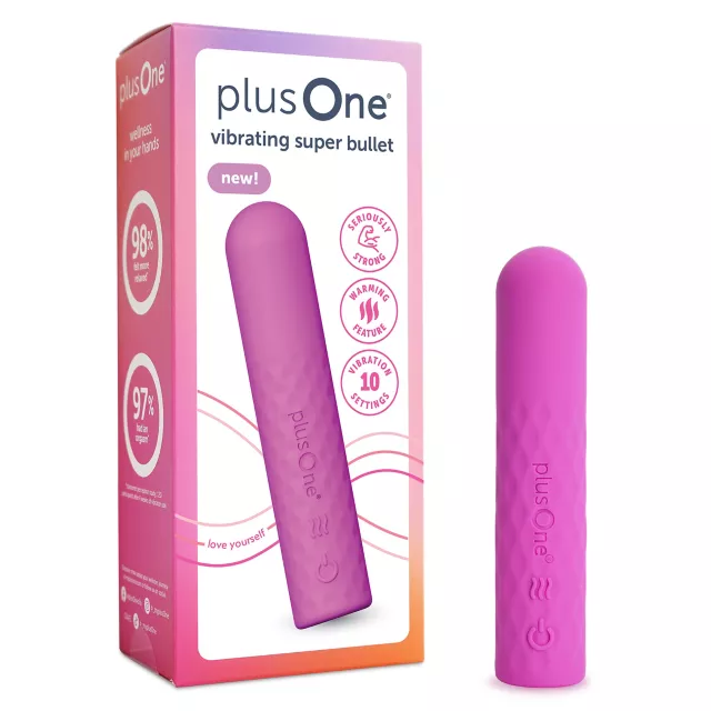 plusOne Vibrating Super Bullet Pink at Spencer's