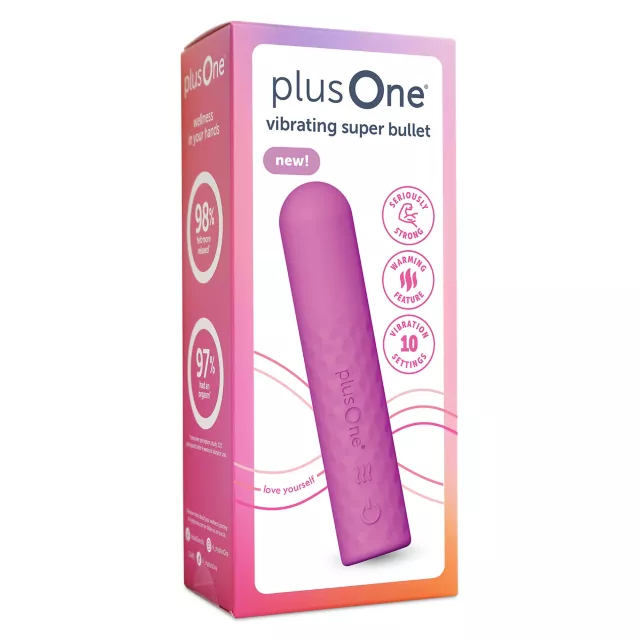 plusOne Vibrating Super Bullet Pink at Spencer's