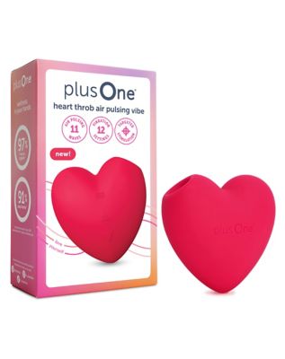 plusOne Heart Throb Air Pulsing Vibrator