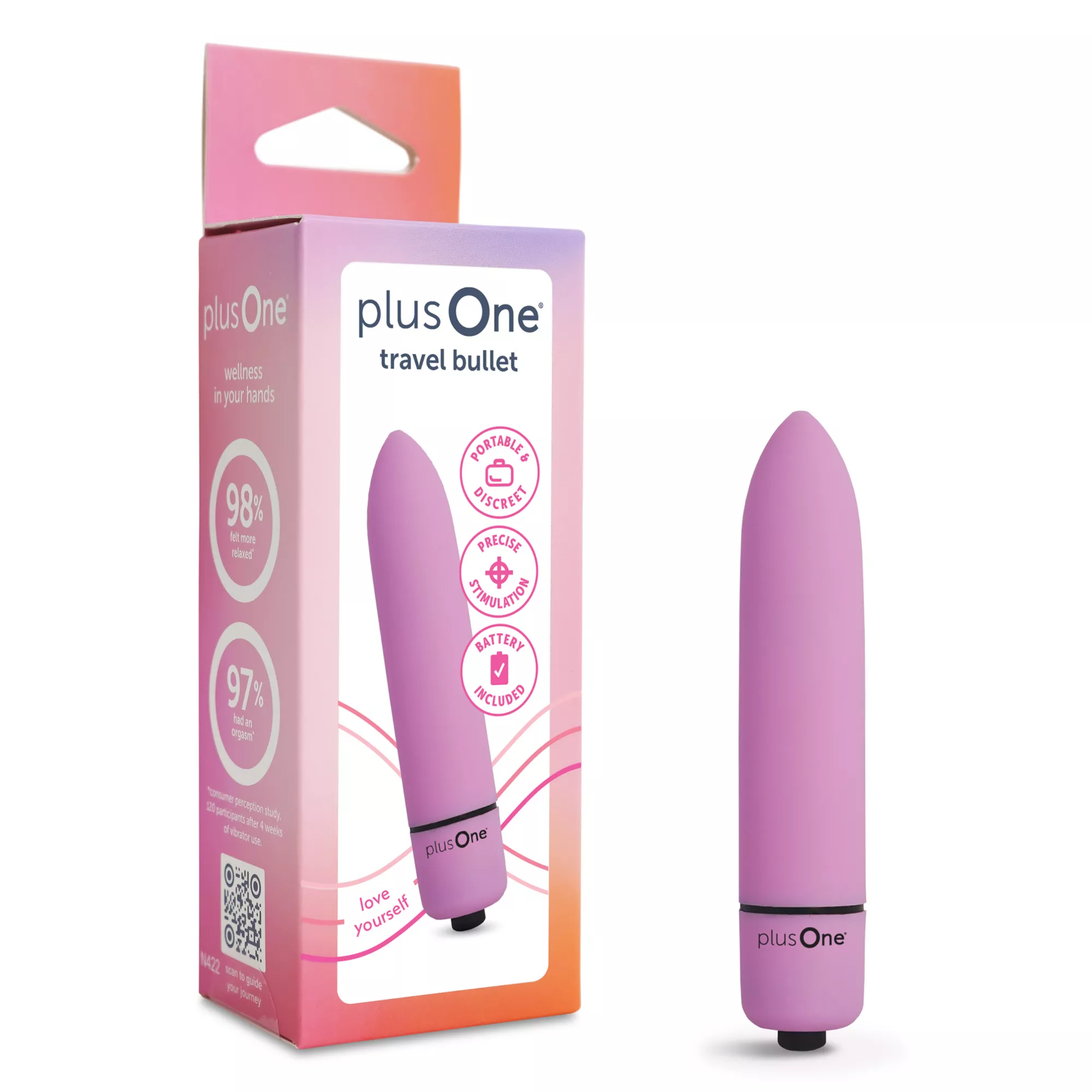 plusOne Travel Bullet Vibrator at Spencer's