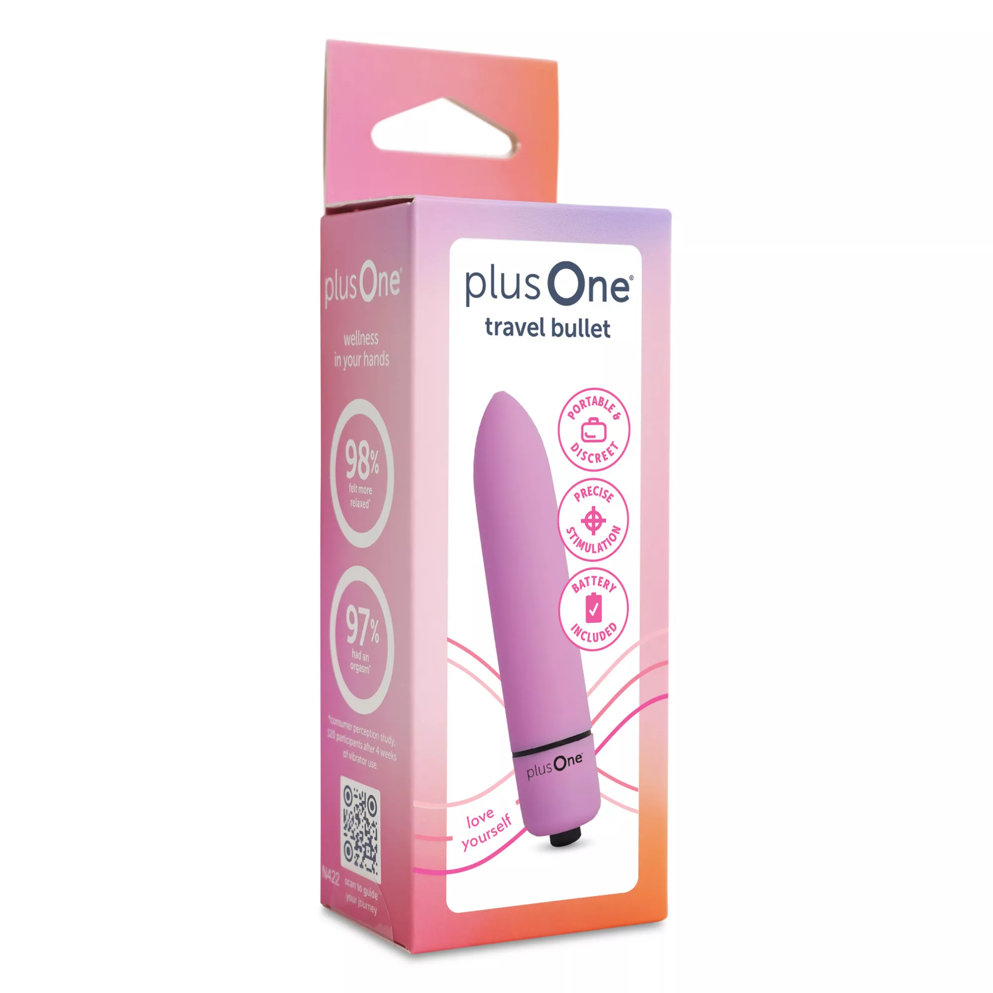 plusOne Travel Bullet Vibrator at Spencer's
