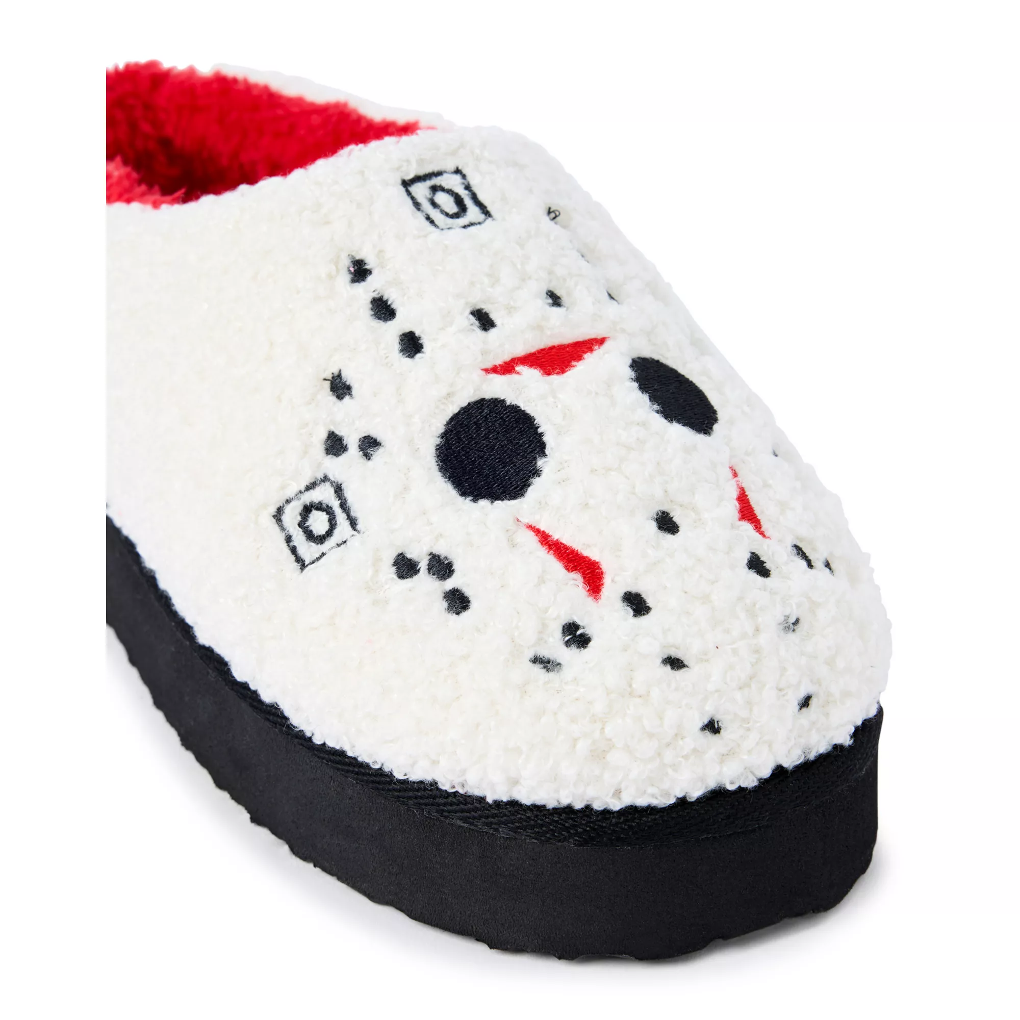 Jason Voorhees Mask Platform Slippers - Friday the 13th at Spencer's