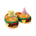 SpongeBob and Patrick Patty Wagon Plush Slippers - SpongeBob SquarePants at Spencer's