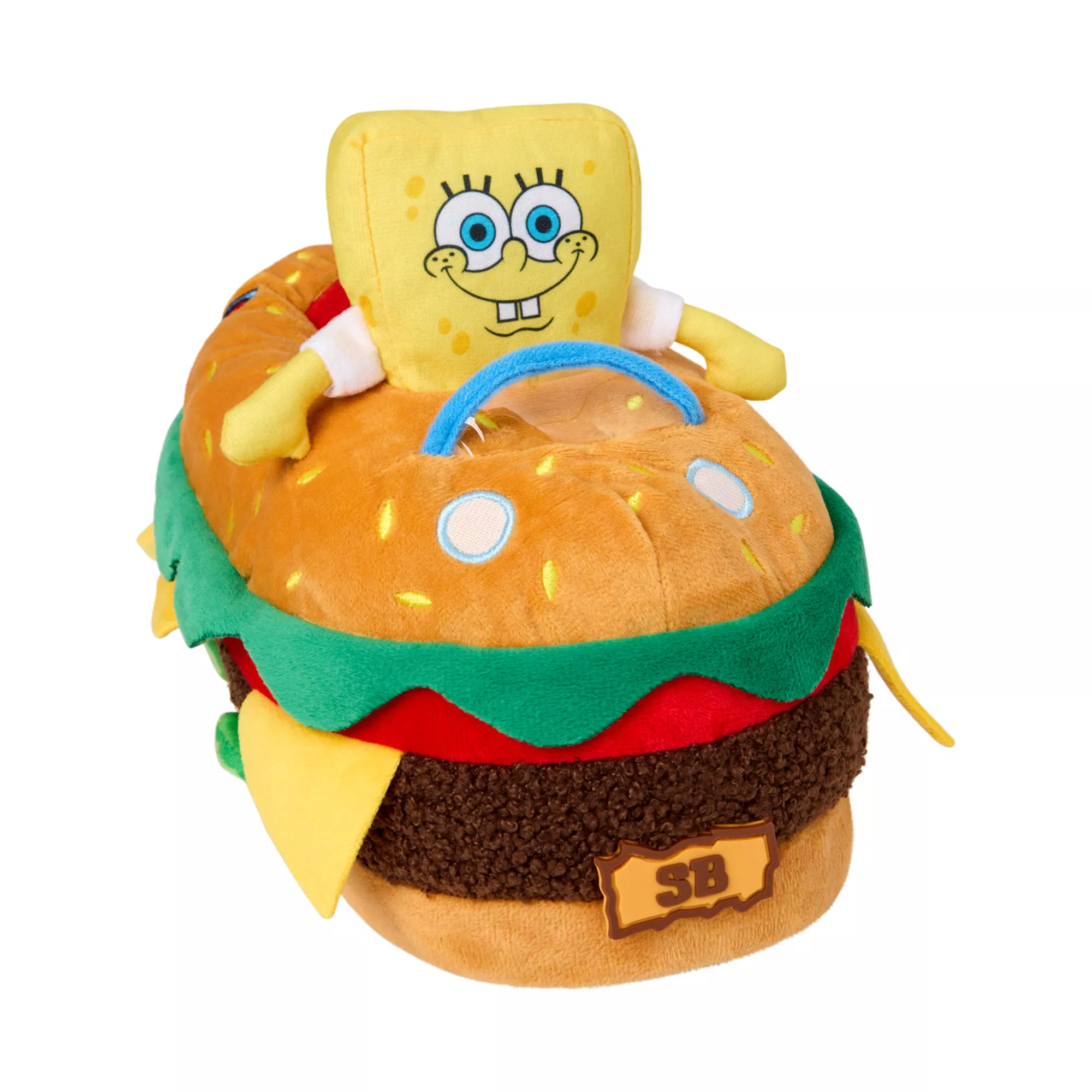 SpongeBob and Patrick Patty Wagon Plush Slippers - SpongeBob SquarePants at Spencer's