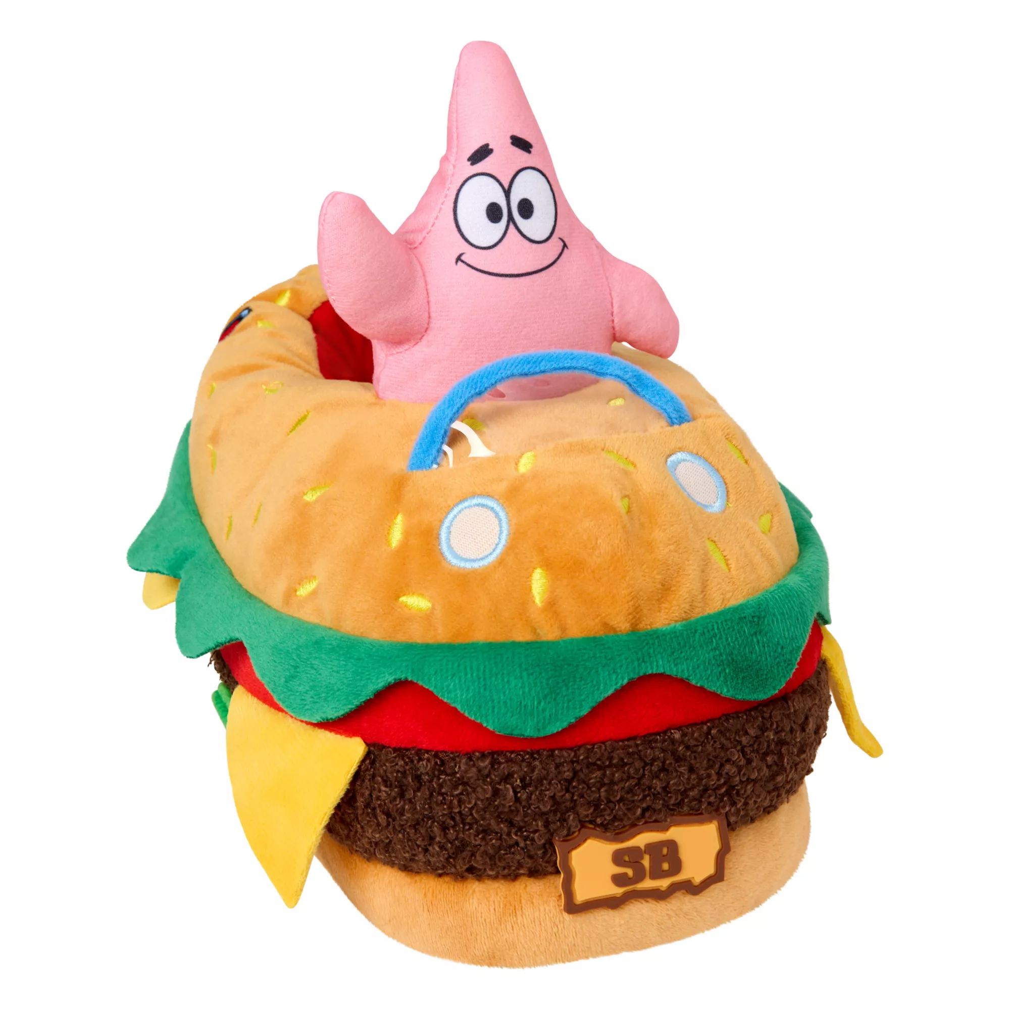 SpongeBob and Patrick Patty Wagon Plush Slippers - SpongeBob SquarePants at Spencer's