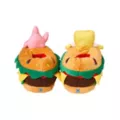 SpongeBob and Patrick Patty Wagon Plush Slippers - SpongeBob SquarePants at Spencer's