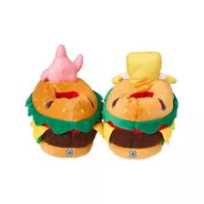 SpongeBob and Patrick Patty Wagon Plush Slippers - SpongeBob SquarePants at Spencer's
