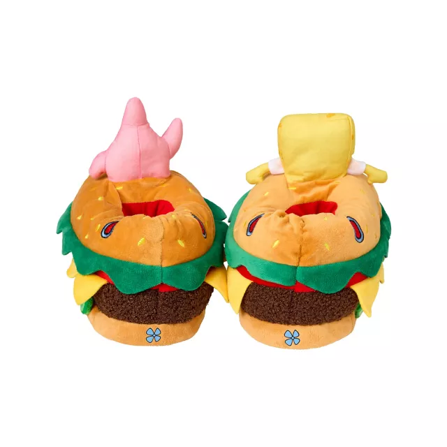 SpongeBob and Patrick Patty Wagon Plush Slippers - SpongeBob SquarePants at Spencer's