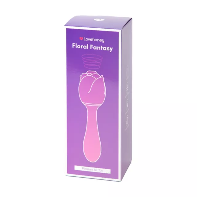 Lovehoney Floral Fantasy Rose Clitoral Suction Stimulator with G-Spot  Vibrator