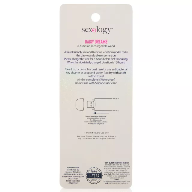Daisy Dreams Wand Vibrator - Sexology at Spencer's