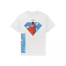 White Superman T Shirt - DC Comics at Spencer's