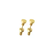 Goldtone Screw Faux Tapers - 16 Gauge at Spencer's