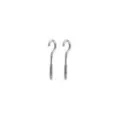 Hook Silver-Tone Fake Taper Earrings - 16 Gauge at Spencer's