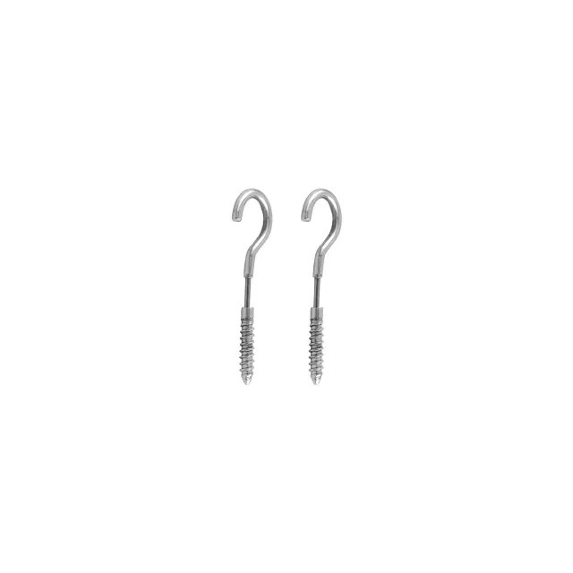 Hook Silver-Tone Fake Taper Earrings - 16 Gauge at Spencer's