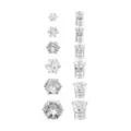 Multi-Pack Round CZ Magnetic Fake Stud Earrings - 6 Pair at Spencer's