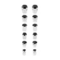 Multi-Pack Round Black CZ Magnetic Fake Stud Earrings - 6 Pair at Spencer's