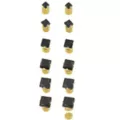 Multi-Pack Black Square CZ Magnetic Fake Stud Earrings - 6 Pair at Spencer's