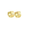 Goldtone CZ Huggie Hoops - 18 Gauge at Spencer's