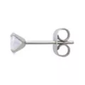 Multi-Pack Pink and Clear CZ Silver-Plated Stud Earrings 6 Pair - 20 Gauge at Spencer's