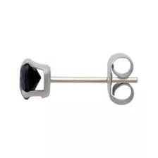Multi-Pack Black CZ Heart Stud Earrings 3 Pairs - 20 Gauge at Spencer's