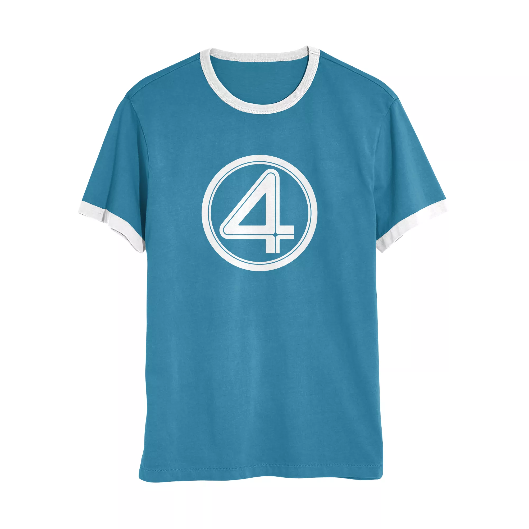 Marvel Fantastic 4 Ringer Logo T Shirt at Spencer's