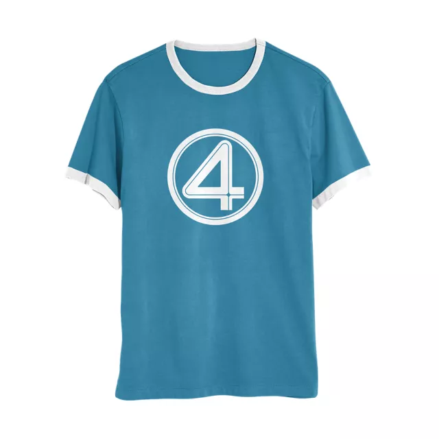 Marvel Fantastic 4 Ringer Logo T Shirt at Spencer's