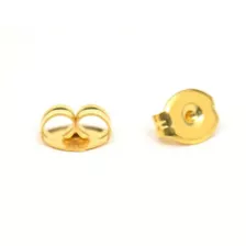 Multi-Pack Gold Plated Butterfly Earring Backs - 8 Pack at Spencer's