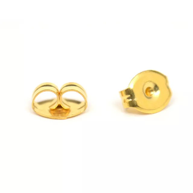 Multi-Pack Gold Plated Butterfly Earring Backs - 8 Pack at Spencer's