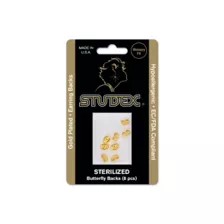 Multi-Pack Gold Plated Butterfly Earring Backs - 8 Pack at Spencer's