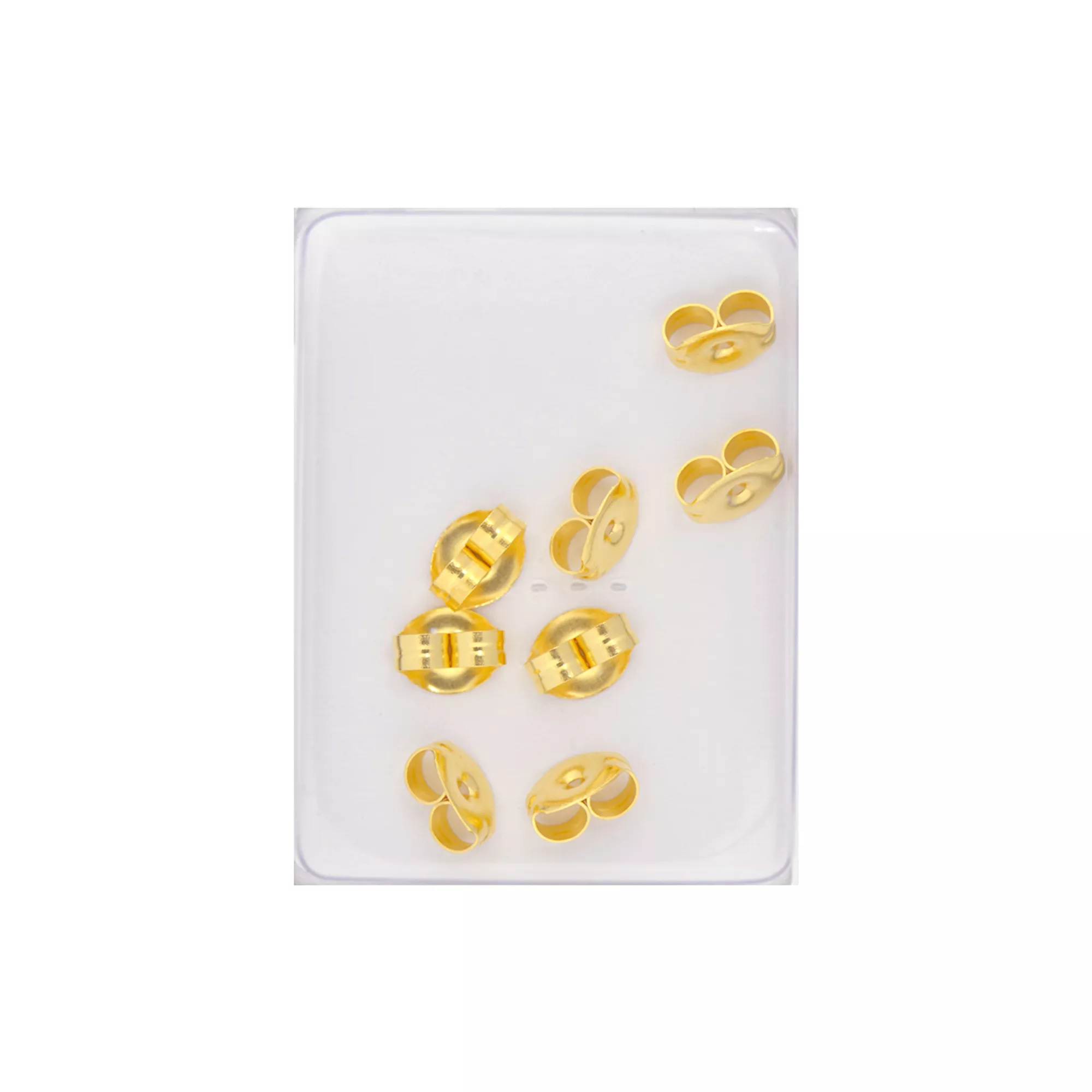 Multi-Pack Gold Plated Butterfly Earring Backs - 8 Pack at Spencer's