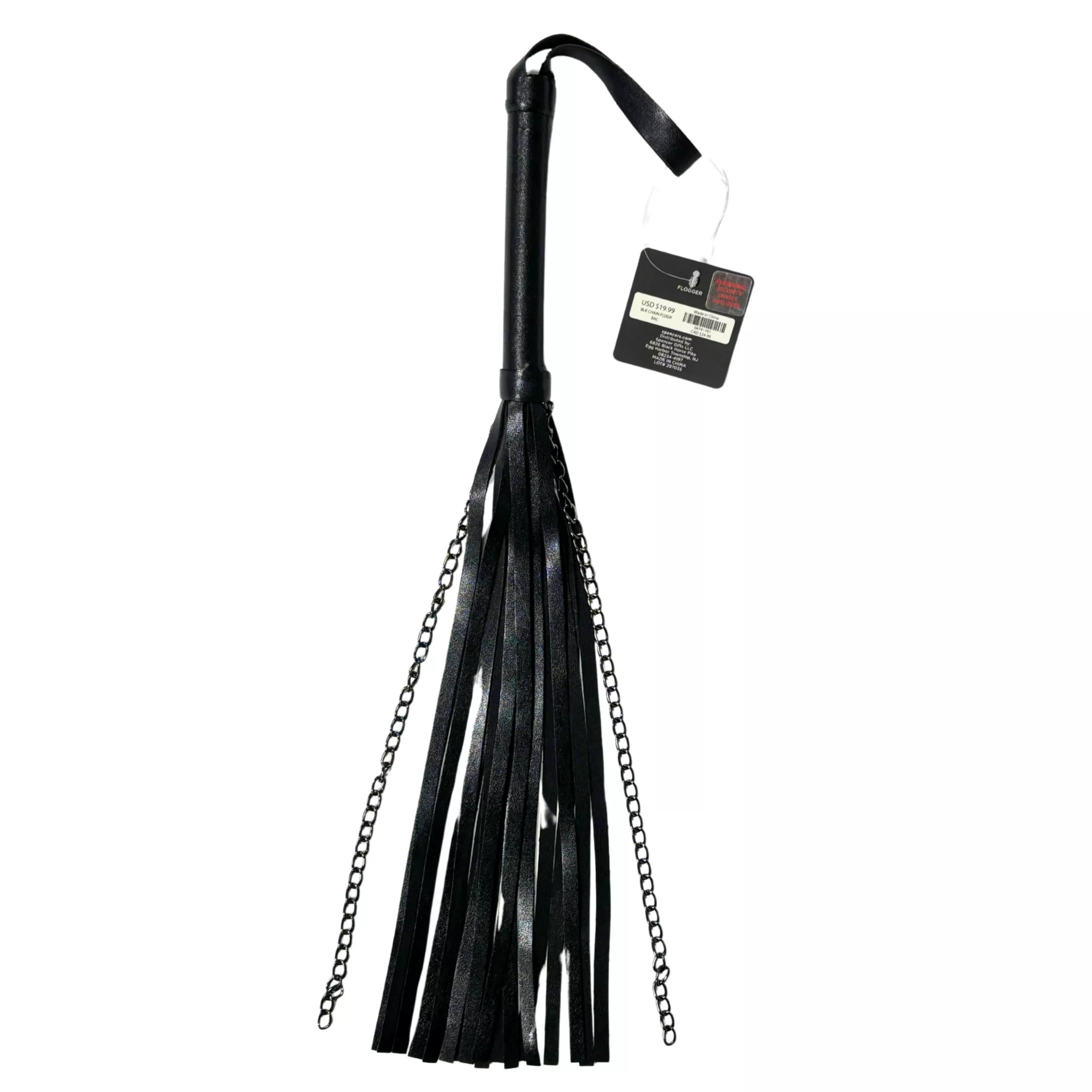 Velvet Noir Chain Flogger at Spencer's