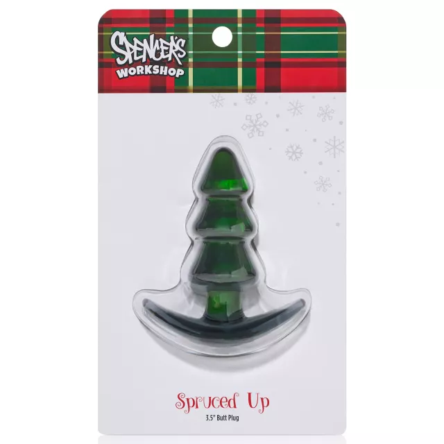Spruced Up Glass Tree Butt Plug - Spencer's