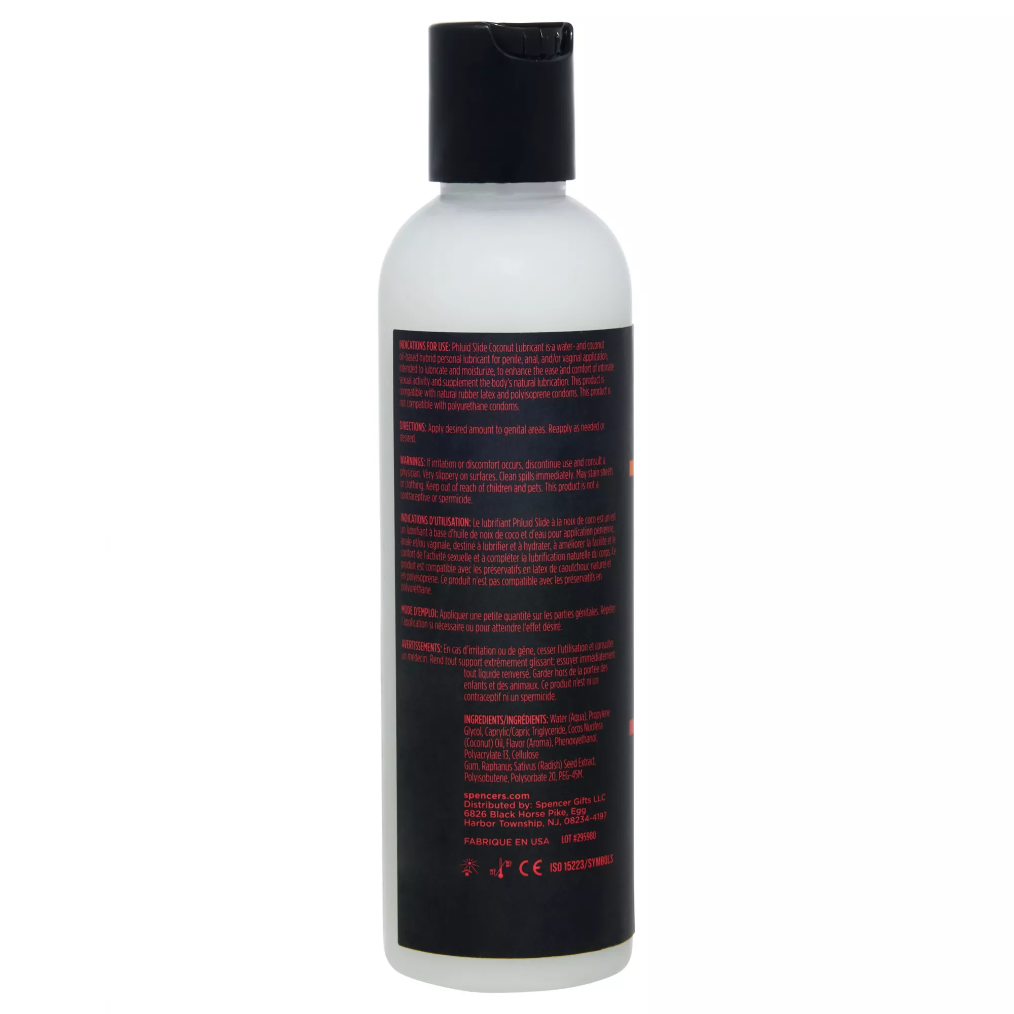 Slide Coconut Hybrid Lube 4 oz. - Phluid