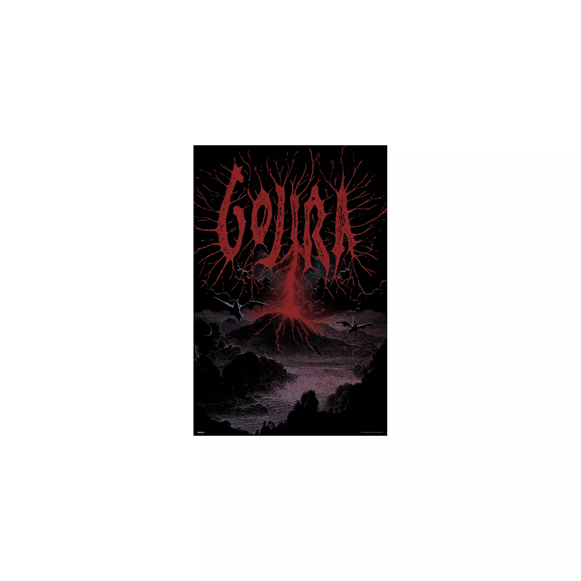Gojira Volcanic Eruption Poster at Spencer's