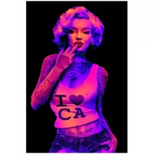 Marilyn Monroe I Love California Black Light Poster at Spencer's